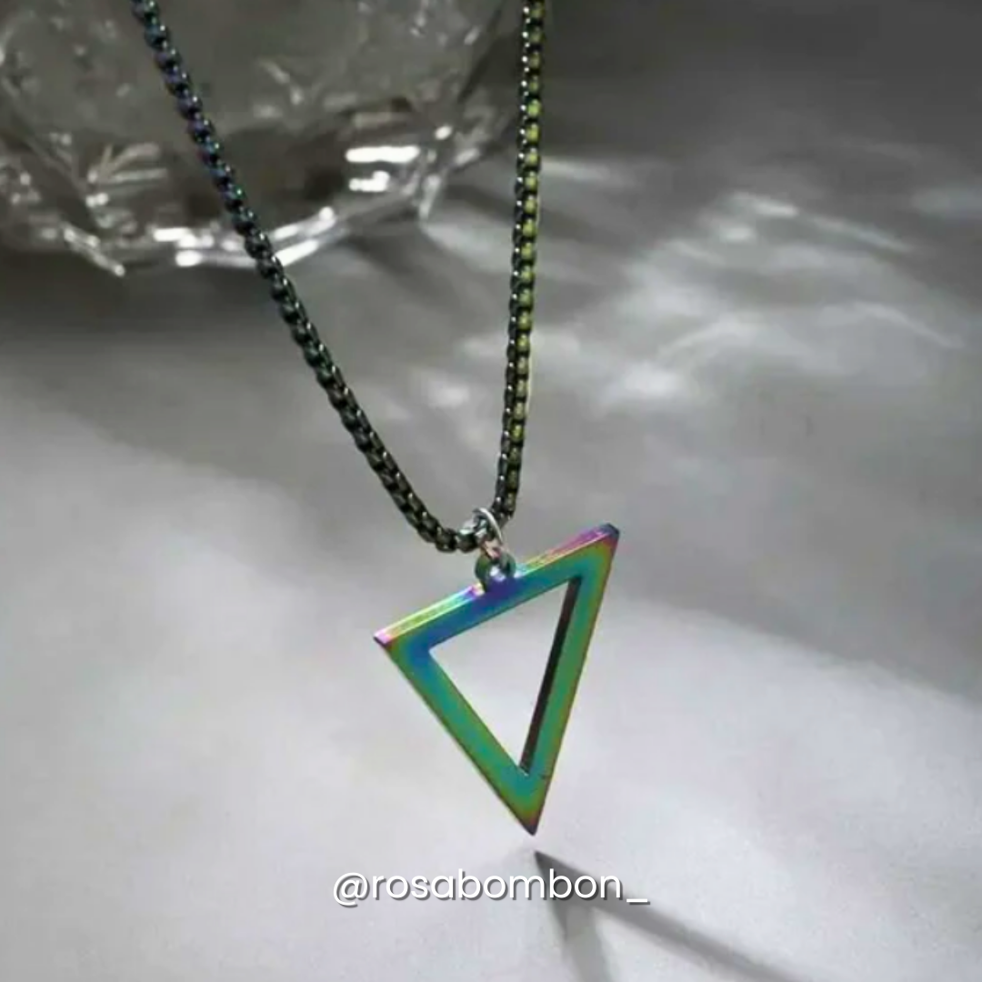 Collar Tornasol Triángulo
