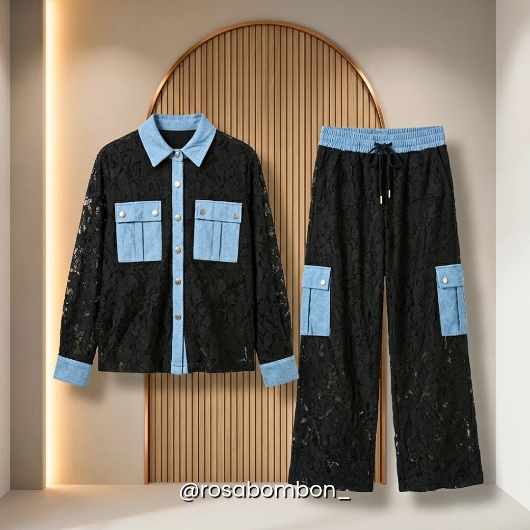 Conjunto Lace & Denim