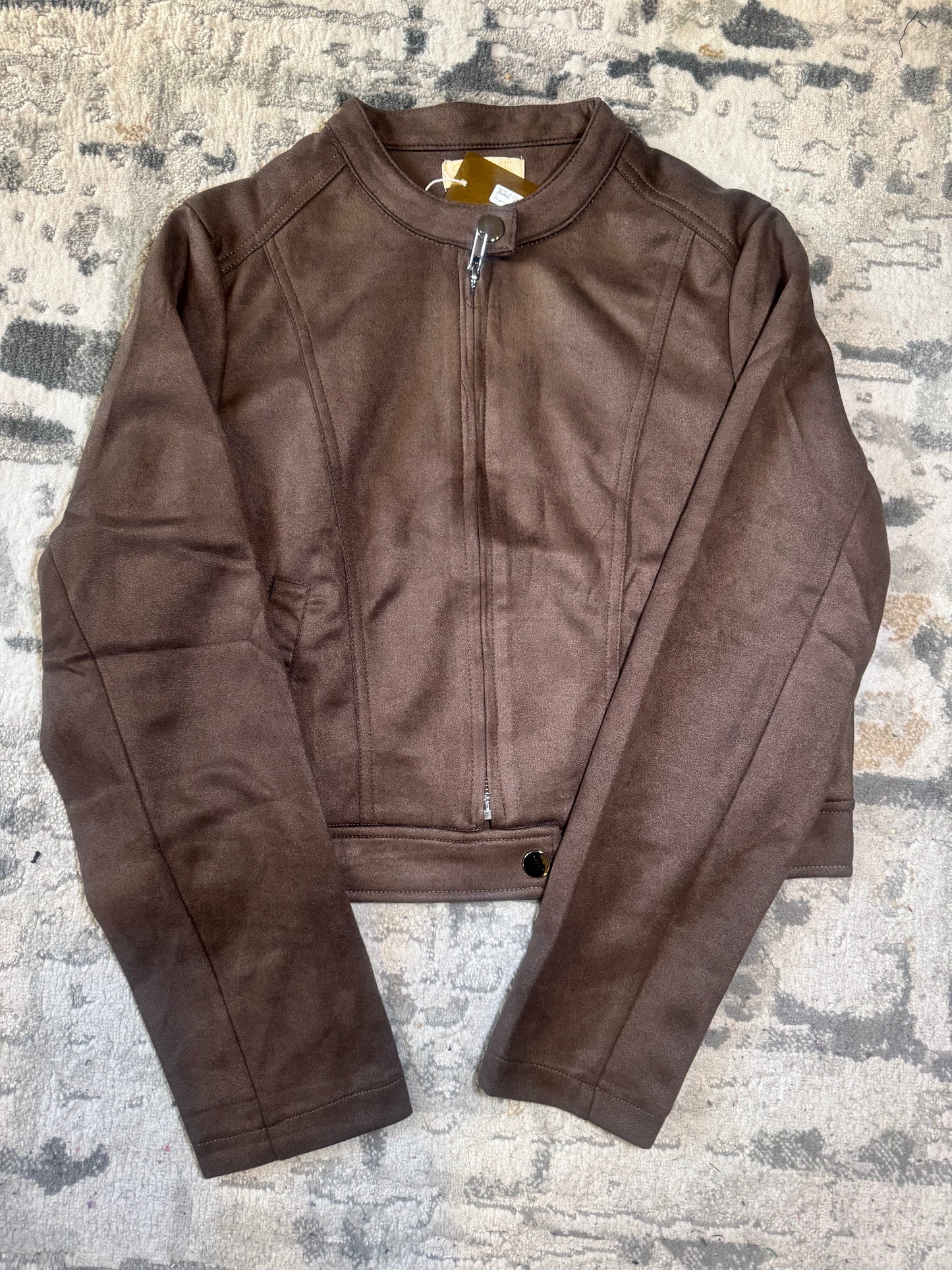 Chamarra Gamuza Chocolate