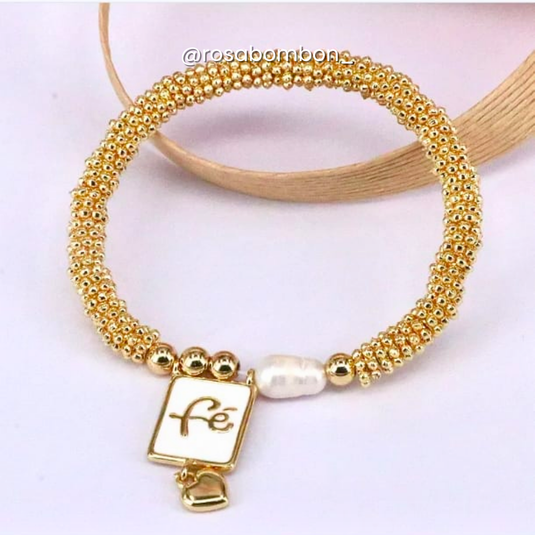 Pulsera Dorada Fé