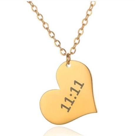 Collar 11:11 Corazón