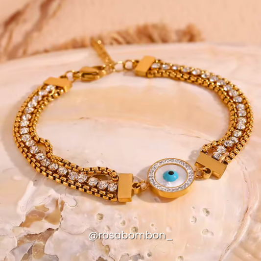 Brazalete Ojo Turco Zirconias