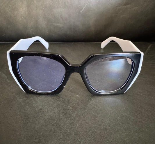 Lentes Negro con Blanco