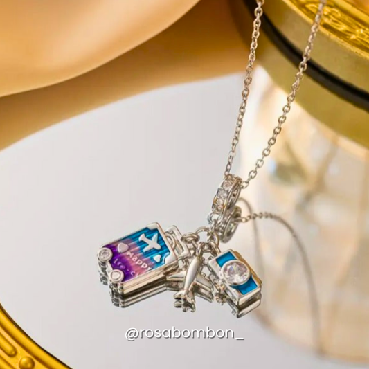 Collar Traveler Plata