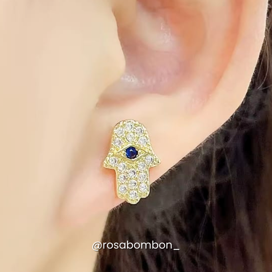 Aretes Dorados Palma