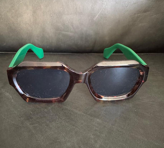 Lentes Animal print con Verde