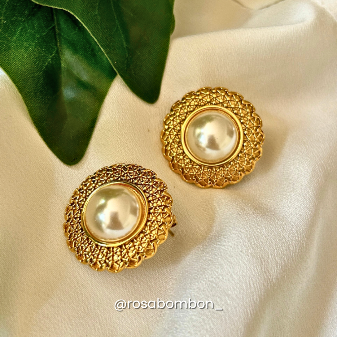 Aretes Elegantes Perla