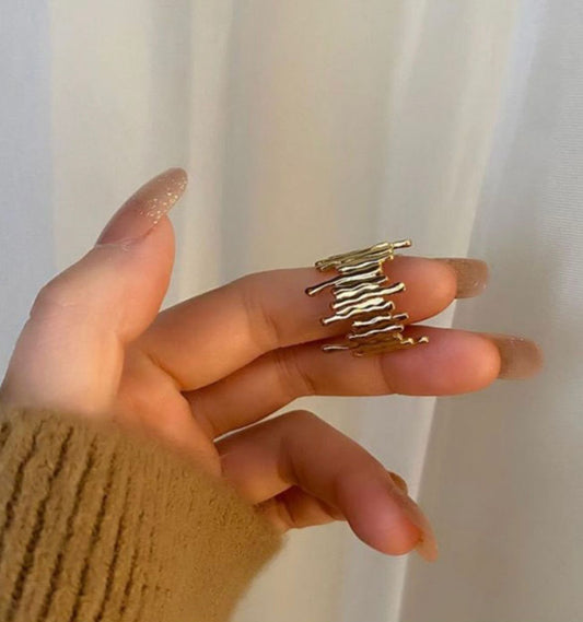 Anillo Lava Dorado