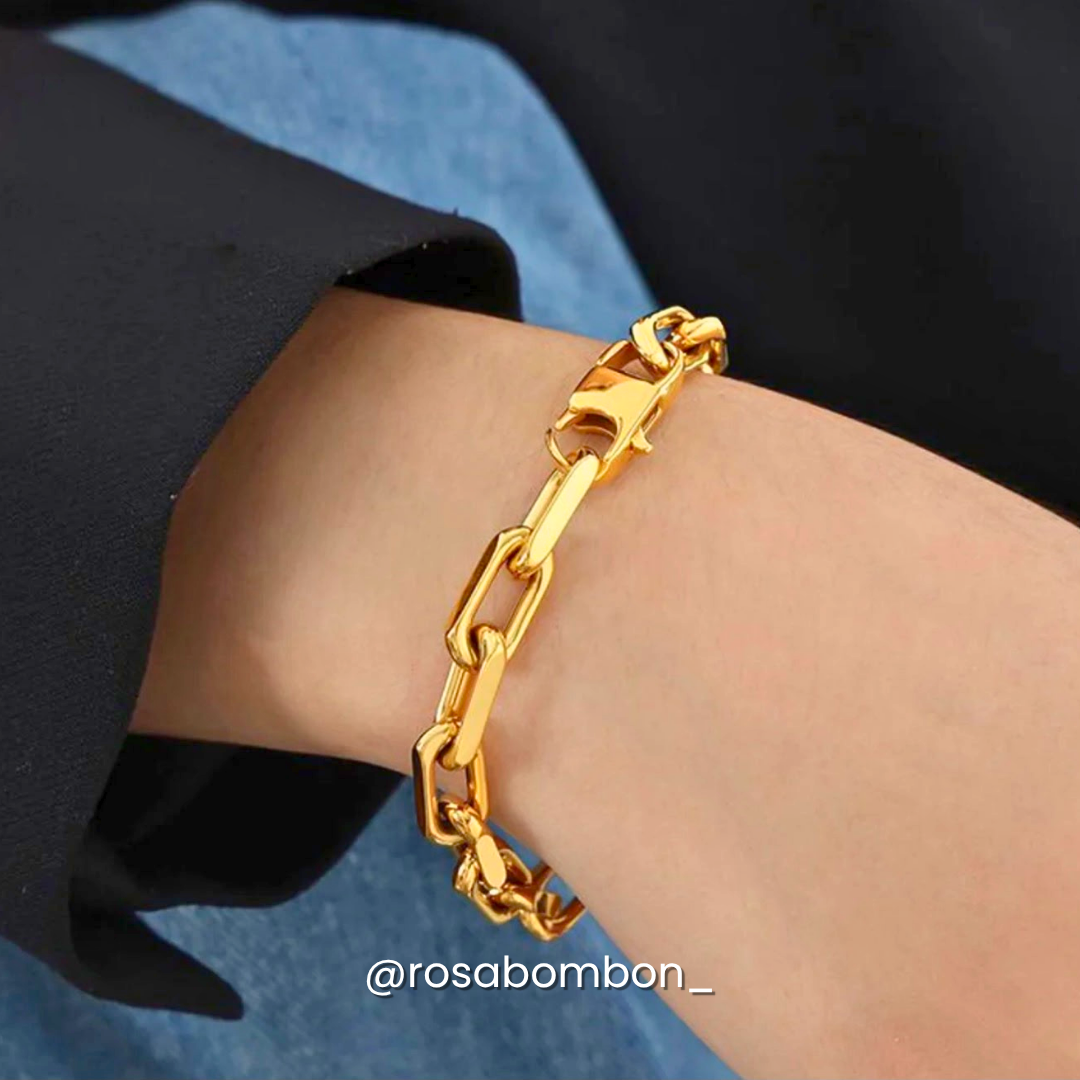 Brazalete Eslabón Dorada
