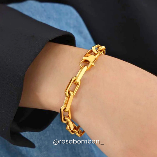 Brazalete Eslabón Dorada