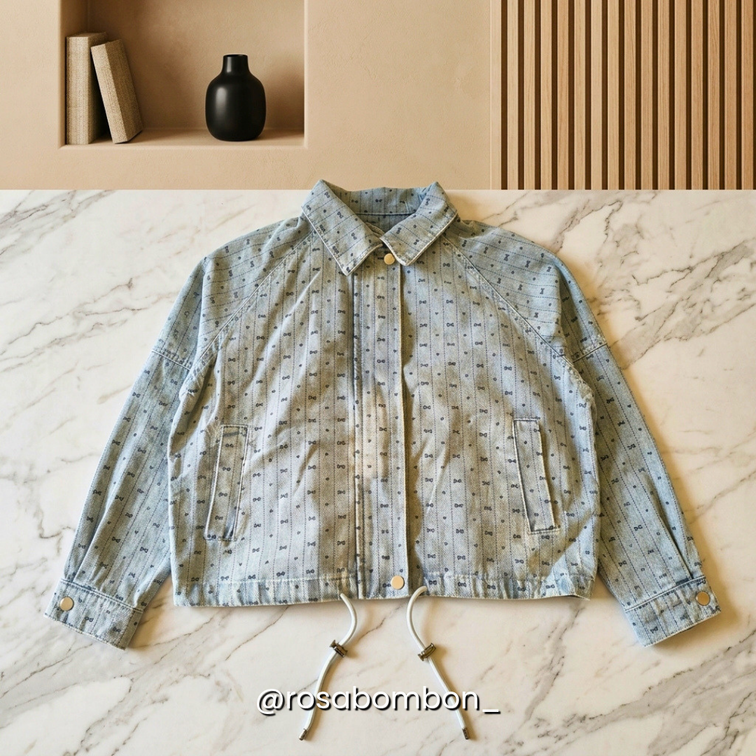 Chamarra Ribbon Denim