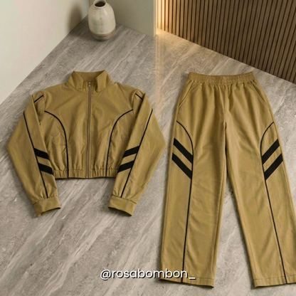 Conjunto Biker Lines Khaki