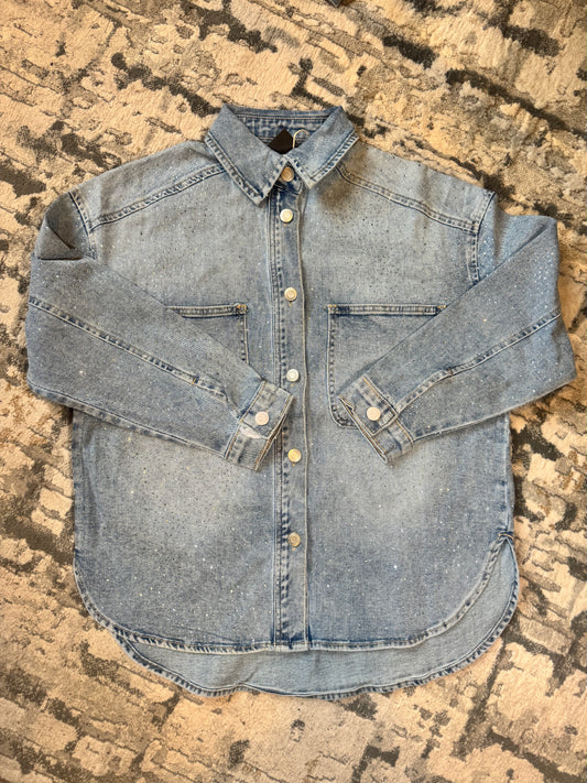 Camisa Mezclilla Brillos