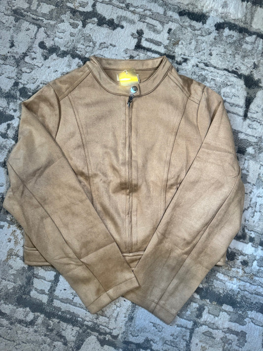 Chamarra Gamuza Camel