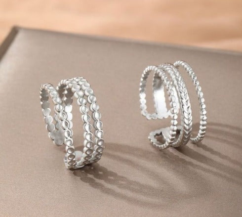 Anillos set plata