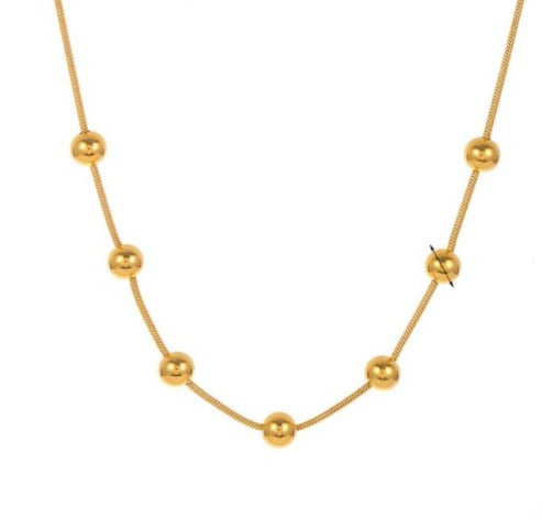 Collar round bead