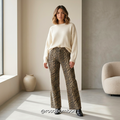 Pantalon Animal Print Brillos