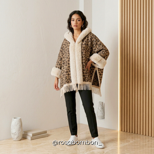 Poncho Safari Chic