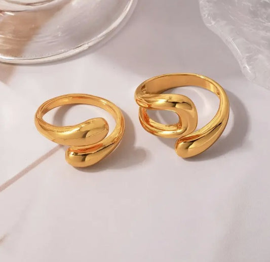 Anillo Gota de agua cerrado