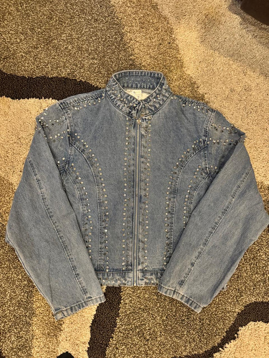 Chamarra Mezclilla Brillos