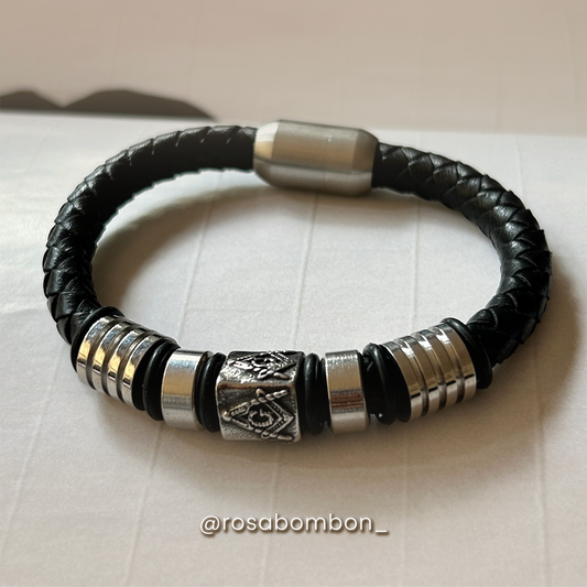 Brazalete hombre hebilla Dado